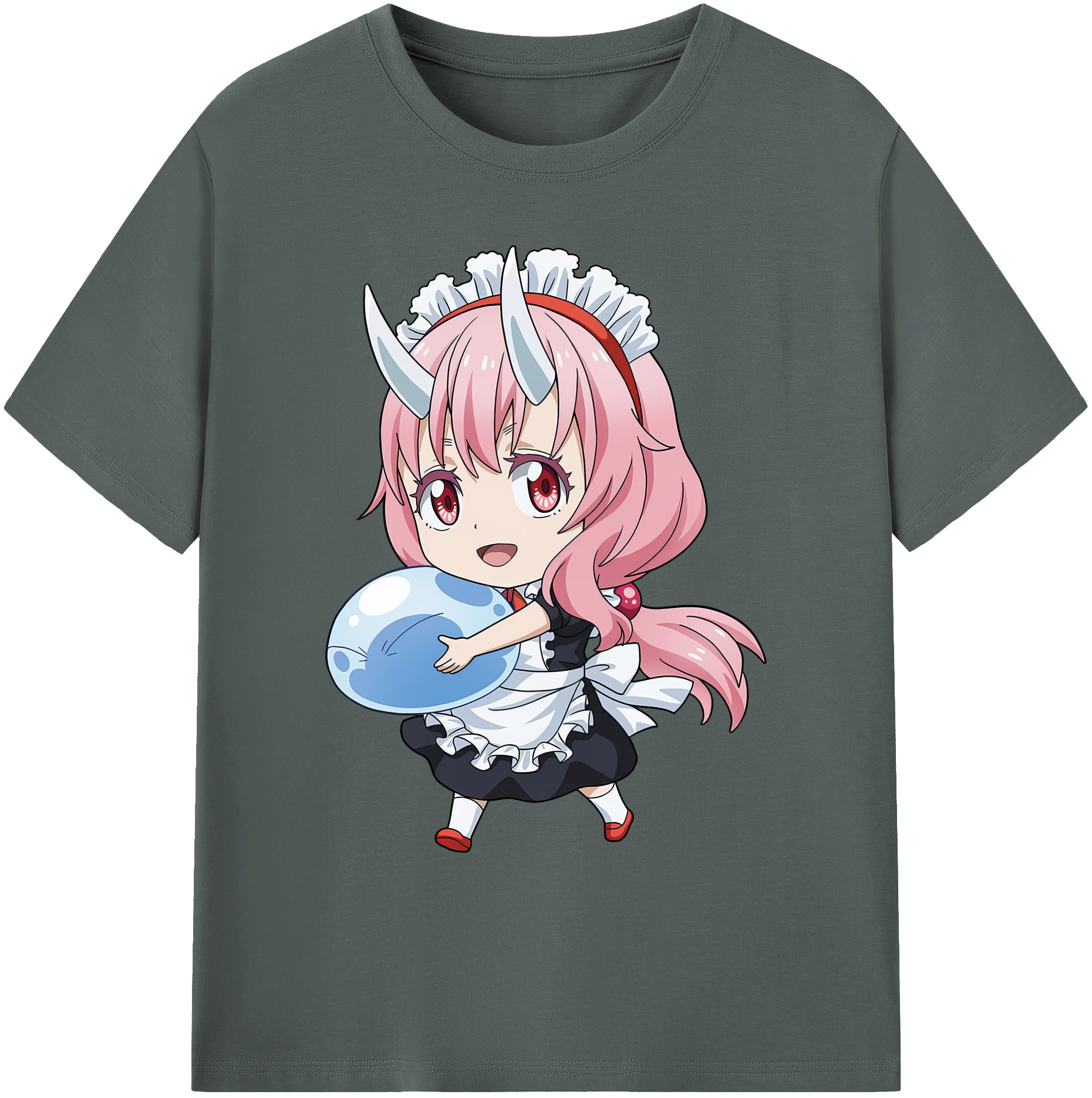 （画像用） 転スラ Regarding Reincarnated to Slime 綿100％ メンズ半袖Tシャツ｜肌触りやわらか＆通気性